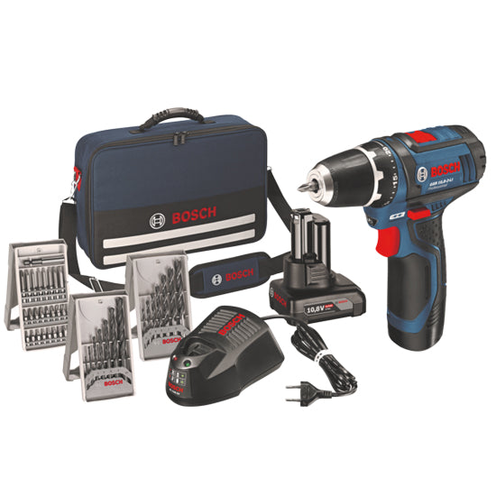Bosch GSR 12V-15 Bor-/skrumaskin Pakke