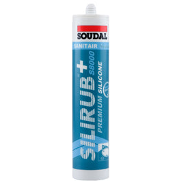Soudal Silirub+ S8000 Silikon Hvit